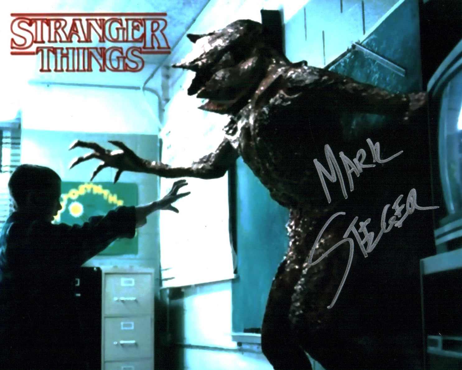 Mark Steger Stranger Things 8x10 Signed Photo JSA Certified Autograph