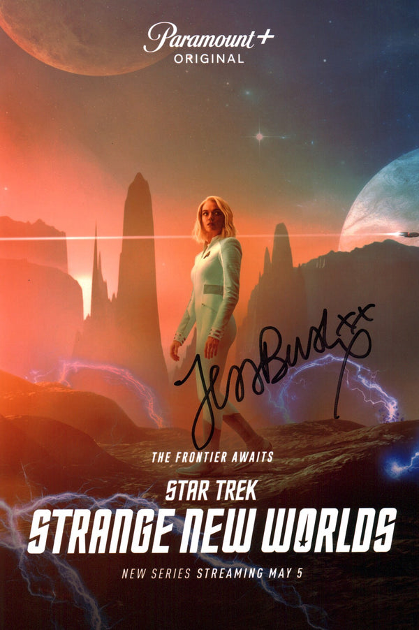 Jess Bush Star Trek: Strange New Worlds 8x12 Photo JSA Certified Autograph