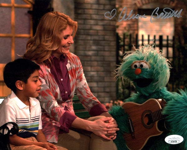 Alison Bartlett Sesame Street 8x10 Photo Signed JSA Certified Autograph