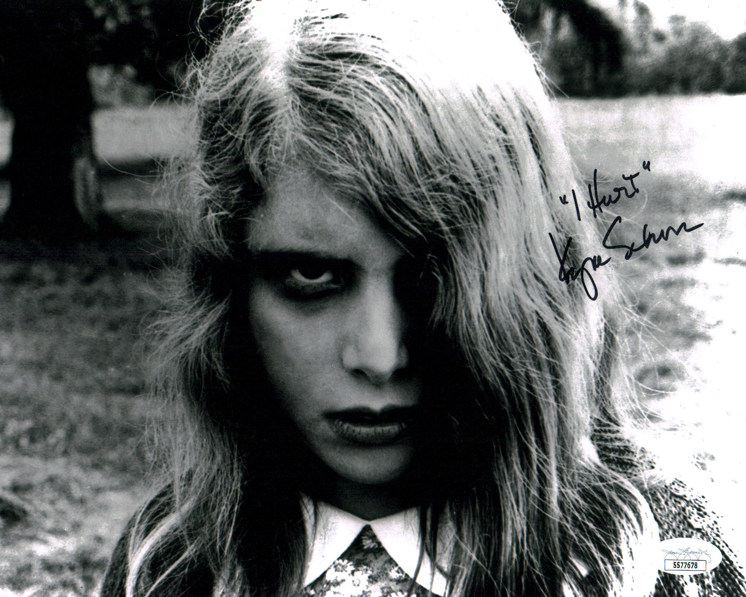 Kyra Schon Night of the Living Dead 8x10 Signed Photo JSA Certified Autograph