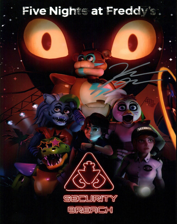 Kellen Goff Five Nights at Freddy's 11x14 Signed Poster JSA Certified Autograph
