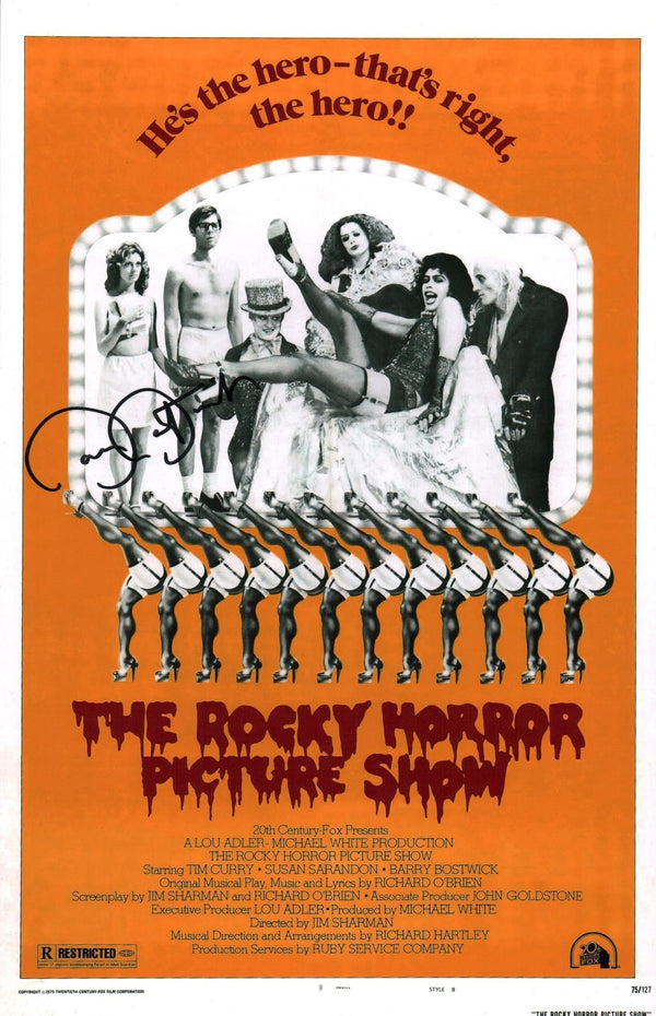 Barry Bostwick Rocky Horror Picture Show 11x17 Signed Poster JSA Certified Autograph