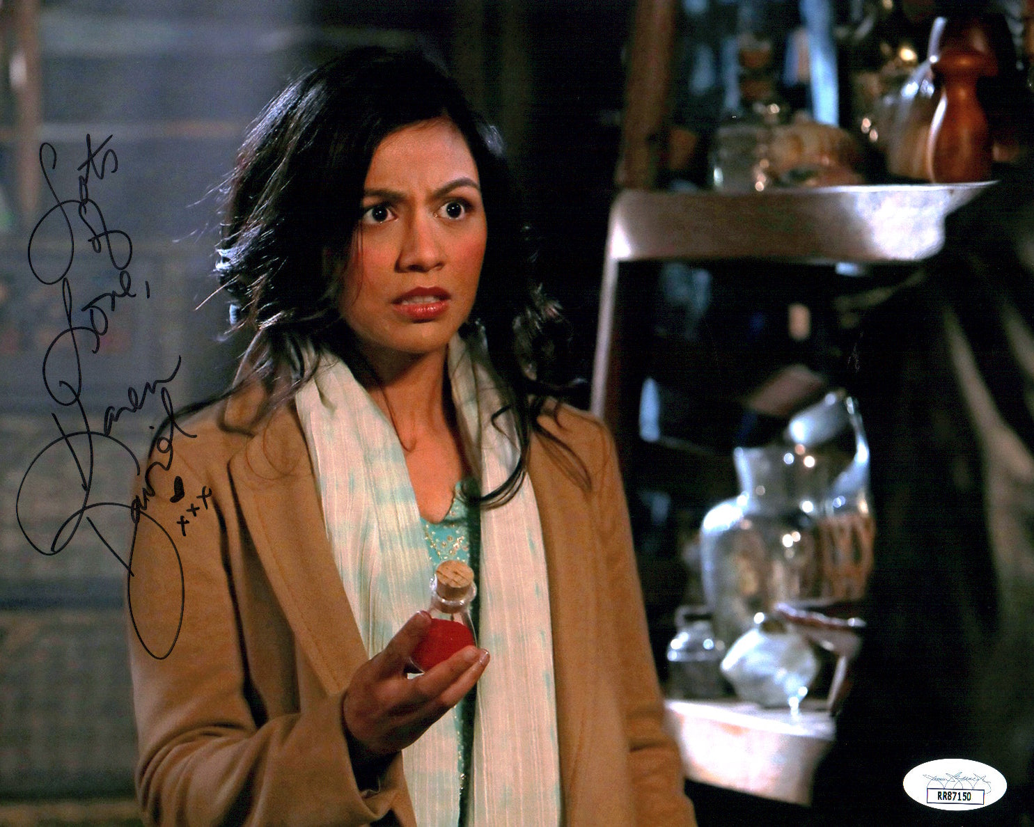 Karen David Once Upon A Time 8x10 Photo Signed JSA Certified Autograph