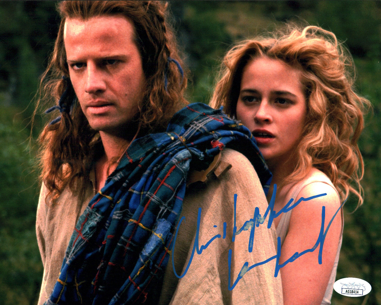 Christopher Lambert Highlander 8x10 Signed Photo JSA Certified Autograph