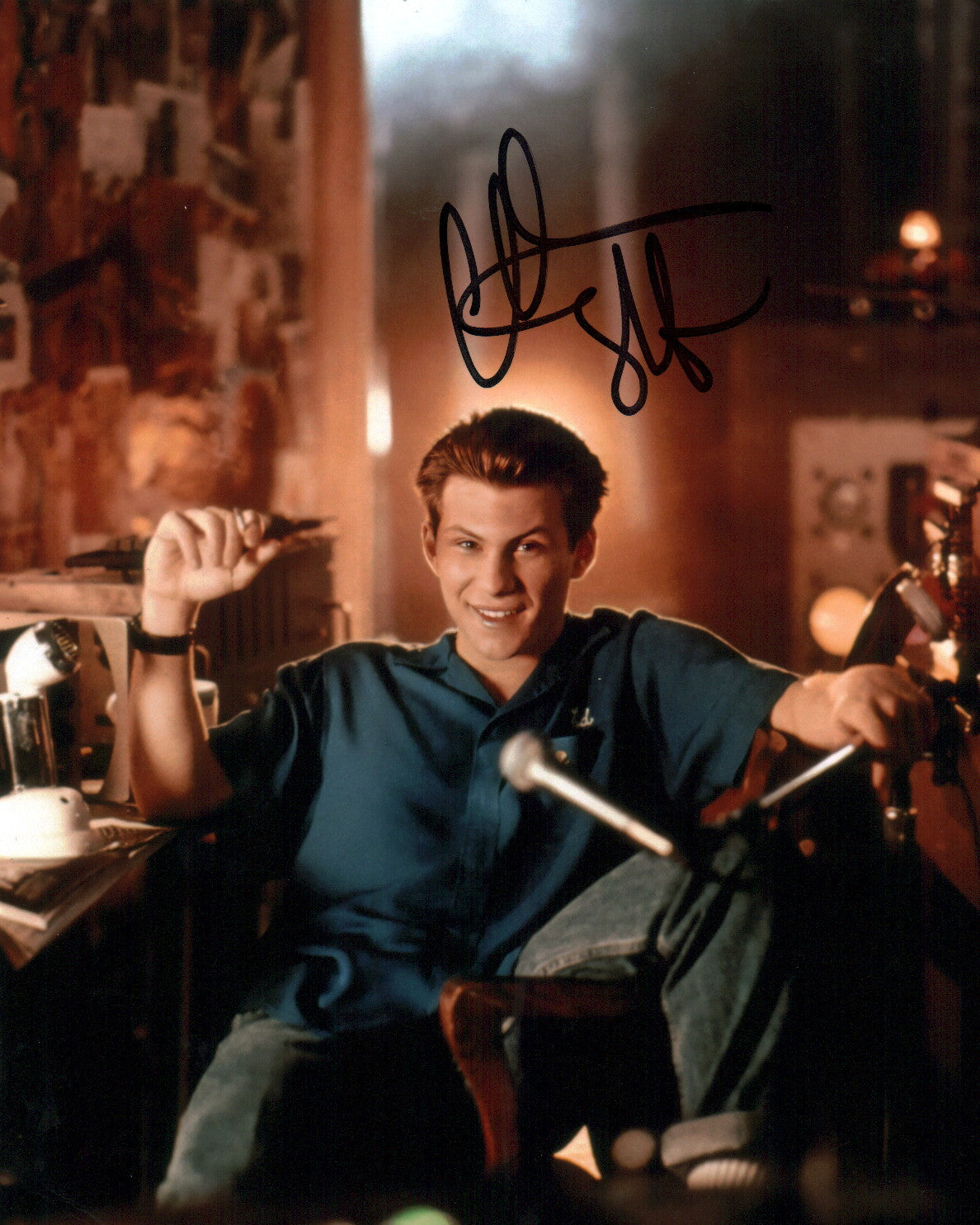 Christian Slater Pump Up The Volume 8x10 Photo Signed Autographed JSA Certified