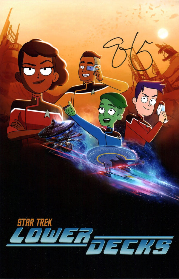 Eugene Cordero Star Trek: Lower Decks 11x17 Signed Photo JSA Certified Autograph