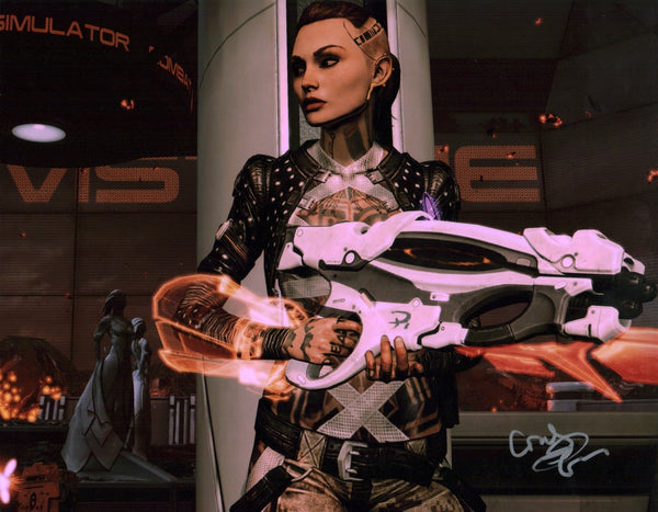 Courtenay Taylor Mass Effect 11x14 Signed Photo JSA Certified Autograph