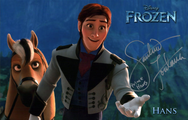 Santino Fontana Frozen 11x17 Signed Photo Poster JSA Certified Autograph