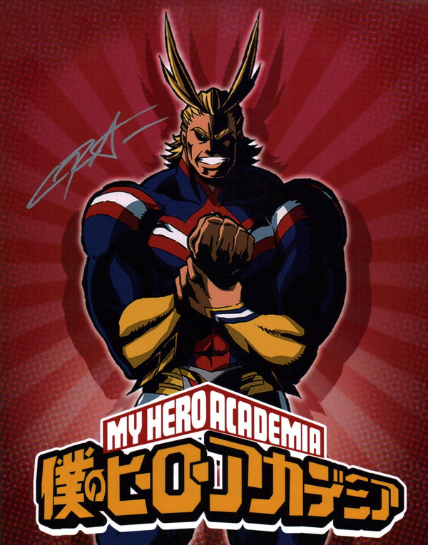 Christopher Sabat My Hero Academia 11x14 Signed Photo Poster JSA Certified Autograph