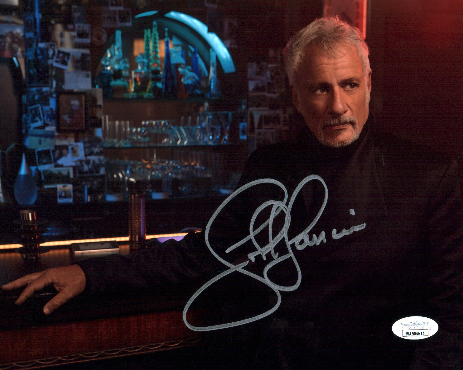 John de Lancie Star Trek 8x10 Signed Photo JSA Certified Autograph