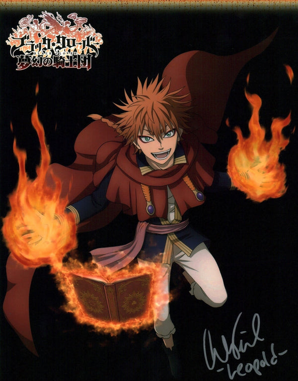 Austin Tindle Black Clover 11x14 Signed Photo Poster JSA Certified Autograph
