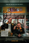 Clerks 8x12 Signed Photo Cast x4 Anderson, O'Halloran, Mewes, Smith JSA Certified Autograph
