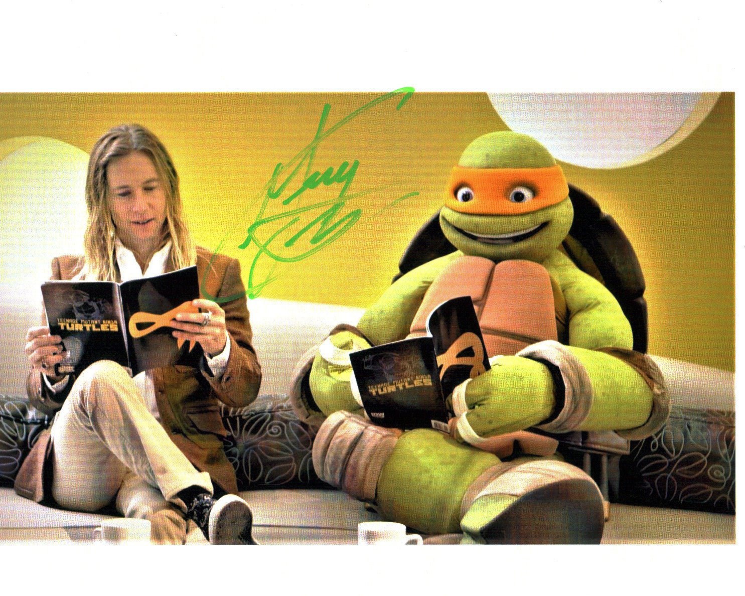 Greg Turtle Greg Cipes Teenage Mutant Ninja Turtles 8x10 Signed Photo JSA Certifie