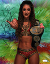 Britt Baker AEW Wrestling 11x14 Photo Poster Signed JSA Certified Autograph