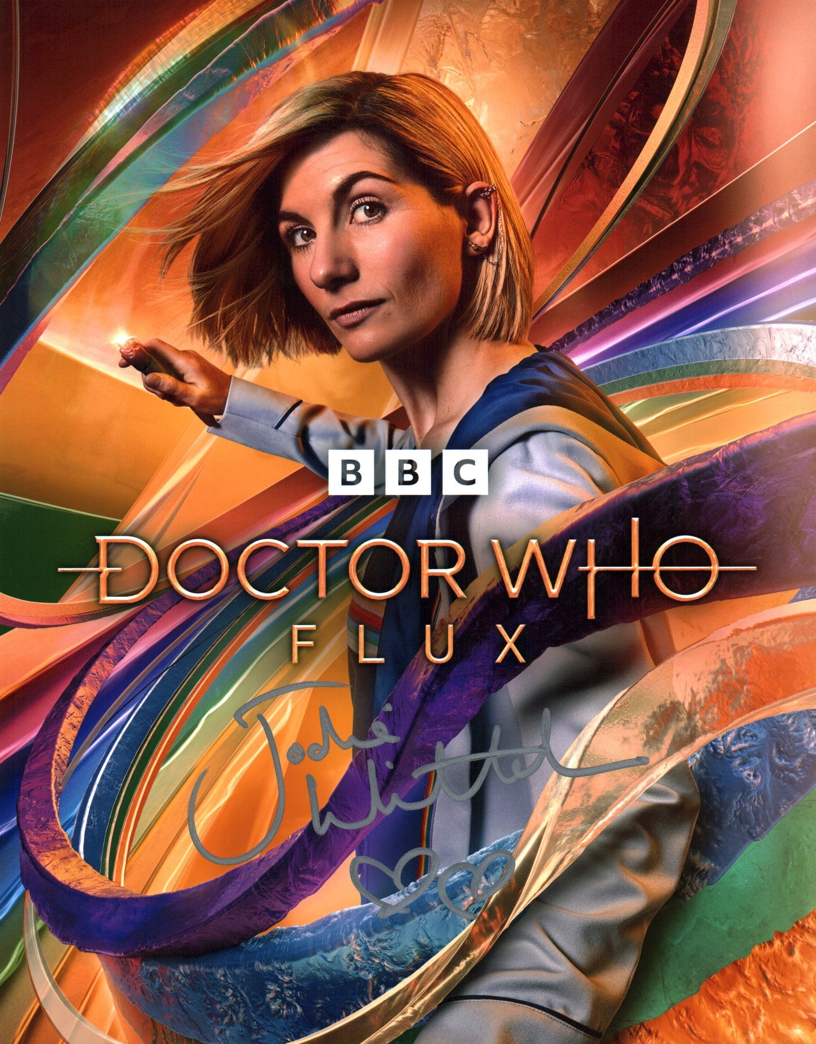 Jodie Whittaker Doctor Who 11x14 Signed Photo Poster JSA Certified Autograph
