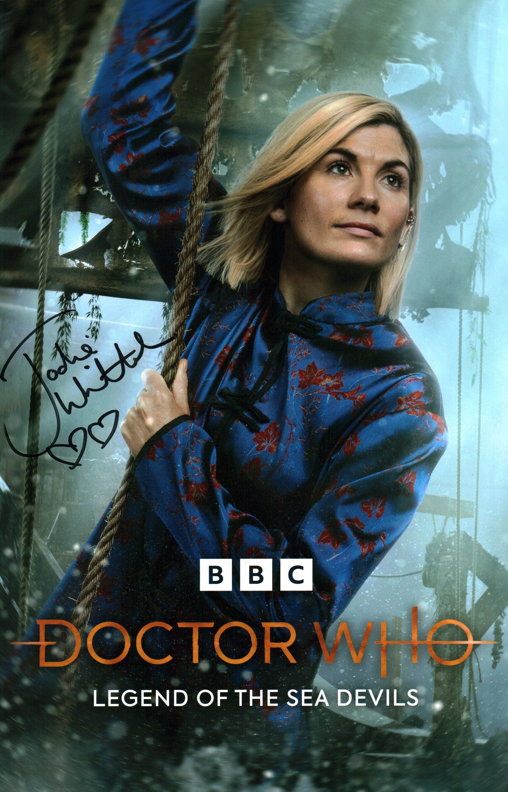 Jodie Whittaker Doctor Who 11x17 Signed Photo Poster JSA Certified Autograph