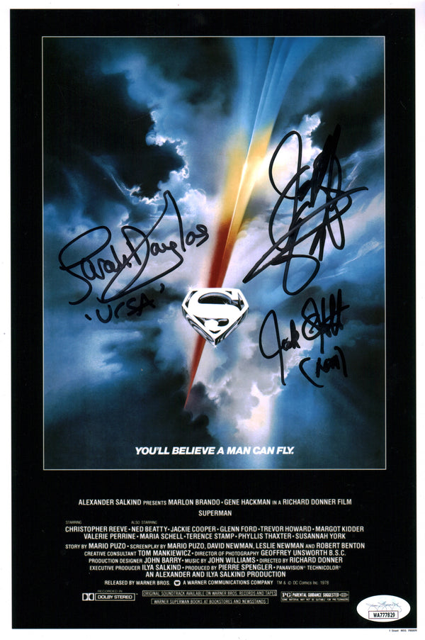 Superman 8x12 Signed Photo Douglas East O'Halloran JSA Certified Autograph