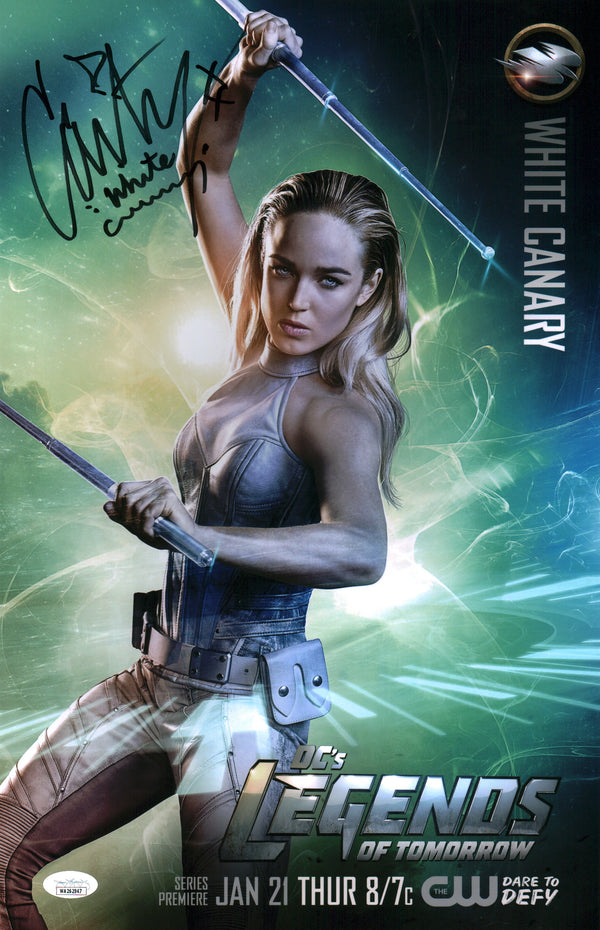 Caity Lotz DC Legends of Tomorrow 11x17 Photo Poster Signed JSA Certified Autograph