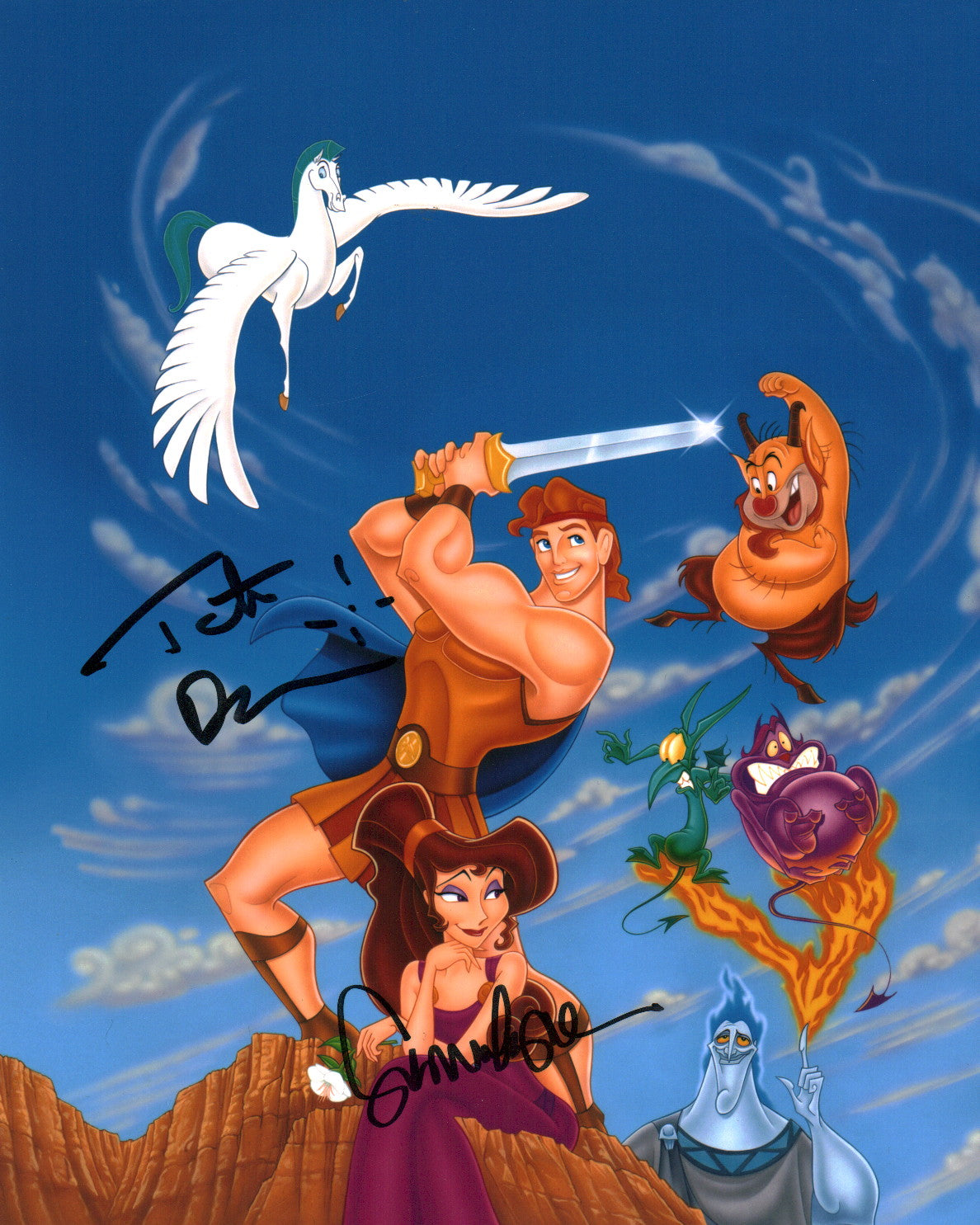 Disney Hercules 8x10 Signed Photo Donovan Egan JSA Certified Autograph GalaxyCon