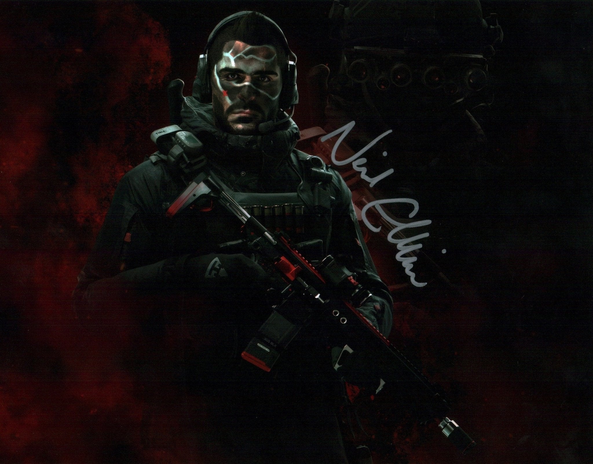 Neil Ellice Call of Duty: Modern Warfare III 11x14 Signed Photo JSA Certified Autograph