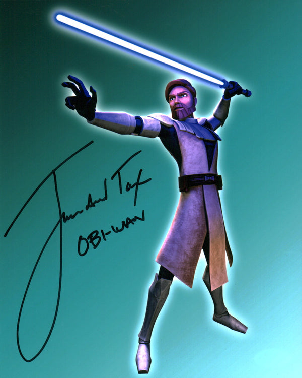 James Arnold Taylor Star Wars Clone Wars 8x10 Signed Photo JSA Certified Autograph