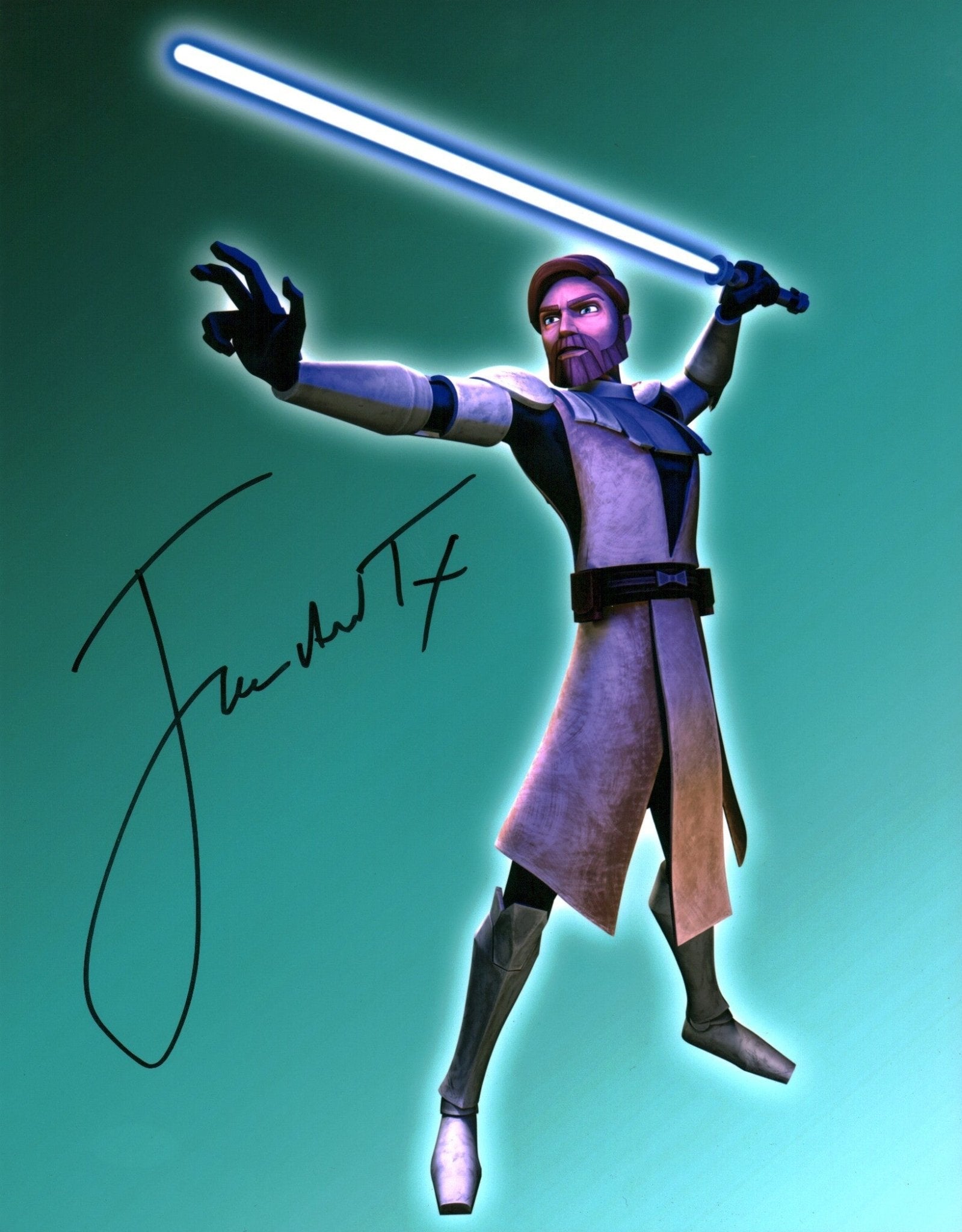 James Arnold Taylor Star Wars Clone Wars 11x14 Signed Photo JSA Certified Autograph