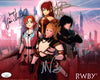 RWBY 8x10 Photo Cast x4 Signed Brown, Oum,Ireland, Luna JSA Certified Autograph