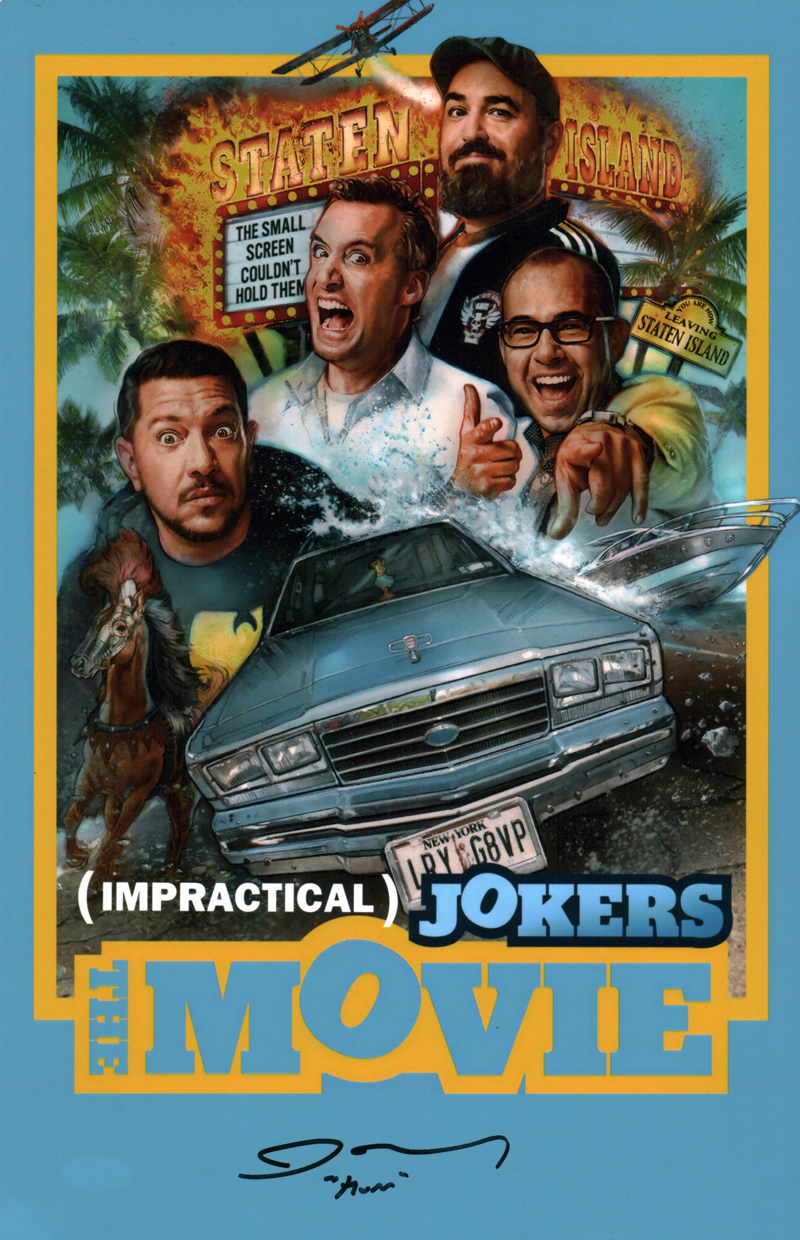 James Murray Impractical Jokers The Movie 11x17 Photo Poster Signed JSA Certified Autograph