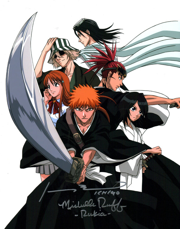 Bleach 11x14 Photo Poster Cast x2 Signed Bosch, Ruff JSA Certified Autograph