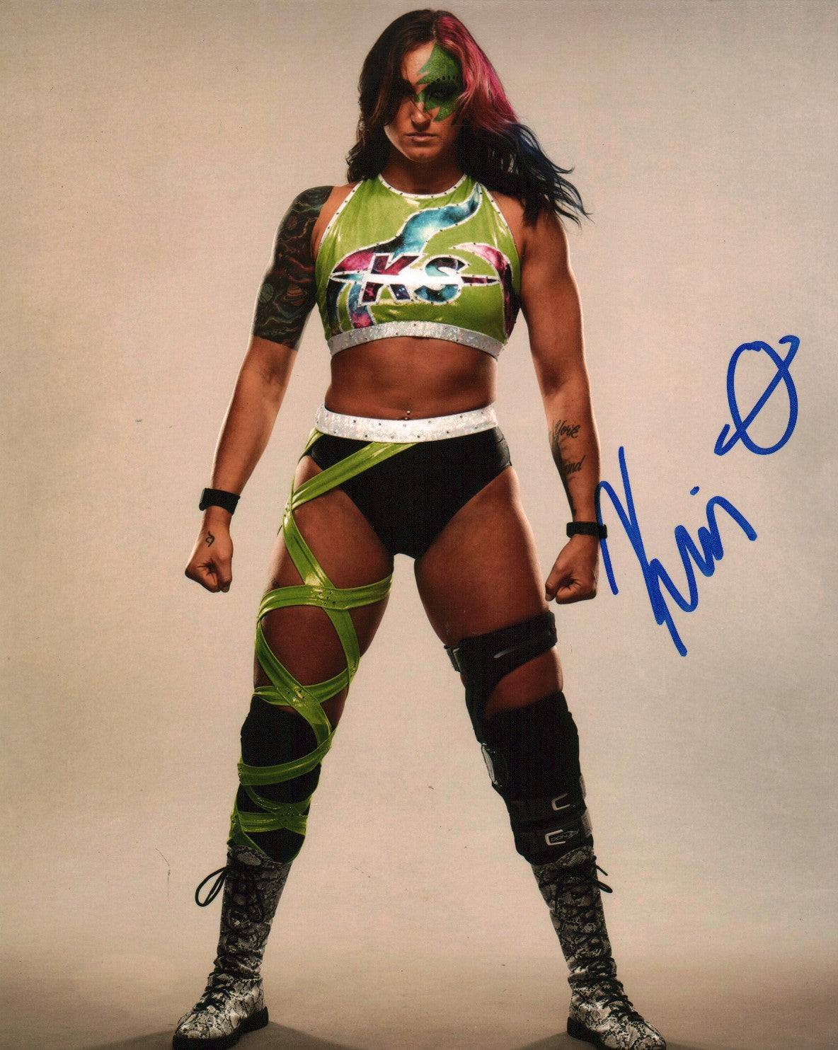Kris Statlander AEW Wrestling 8x10 Signed Photo JSA Certified Autograph