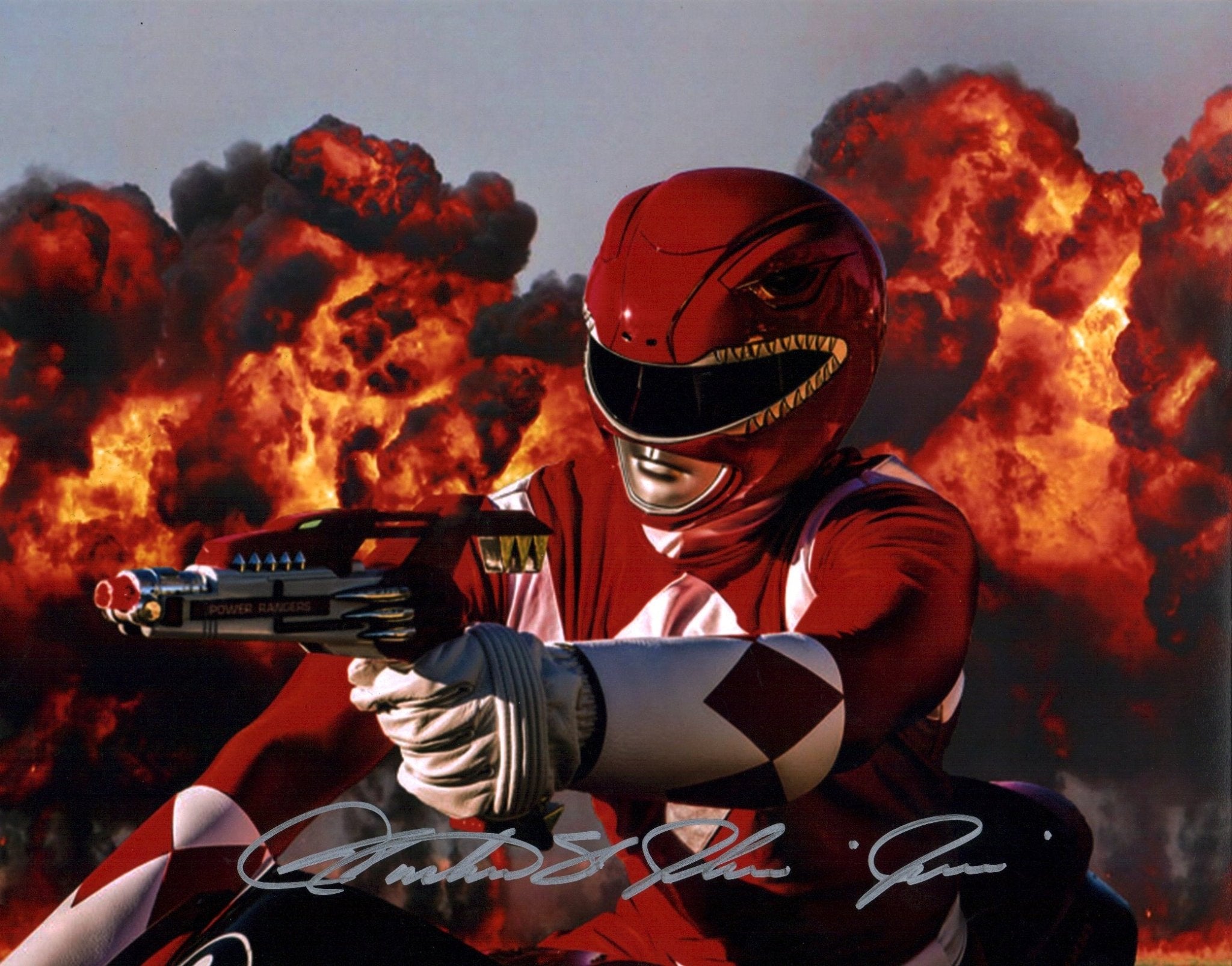 Austin St John Power Rangers 11x14 Signed Photo Poster JSA Certified A