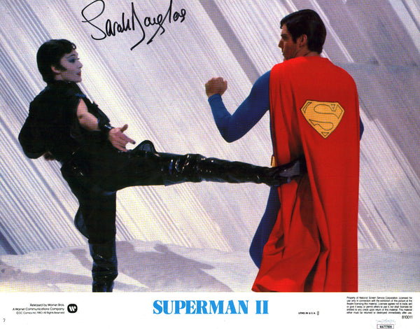 Sarah Douglas Superman II 11x14 Signed Lobby Card JSA COA Certified Autograph