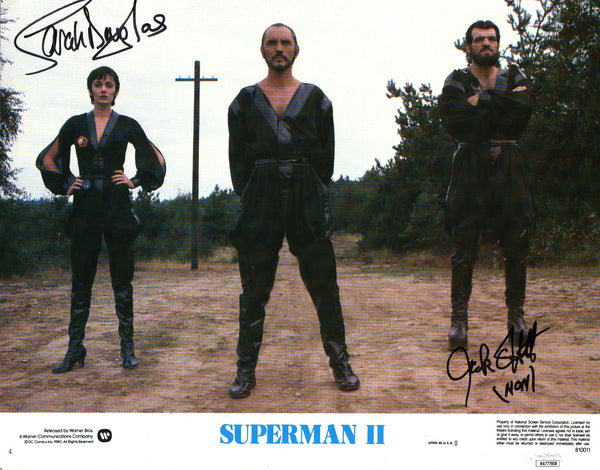 Sarah Douglas Superman II 11x14 Signed Lobby Card JSA Certified Autograph
