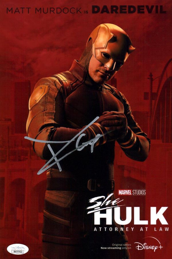 Charlie Cox She Hulk 8x12 Signed Photo JSA COA Certified Autograph GalaxyCon