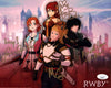 RWBY 8x10 Photo Cast x4 Signed Brown, Oum,Ireland, Luna JSA Certified Autograph