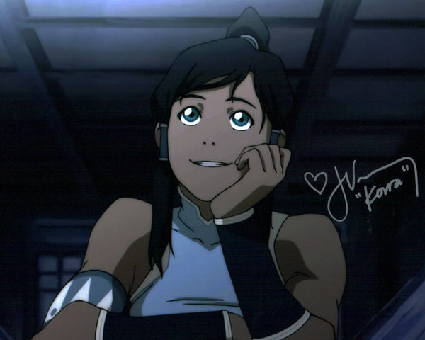 Janet Varney Legend of Korra 8x10 Signed Photo JSA Certified Autograph