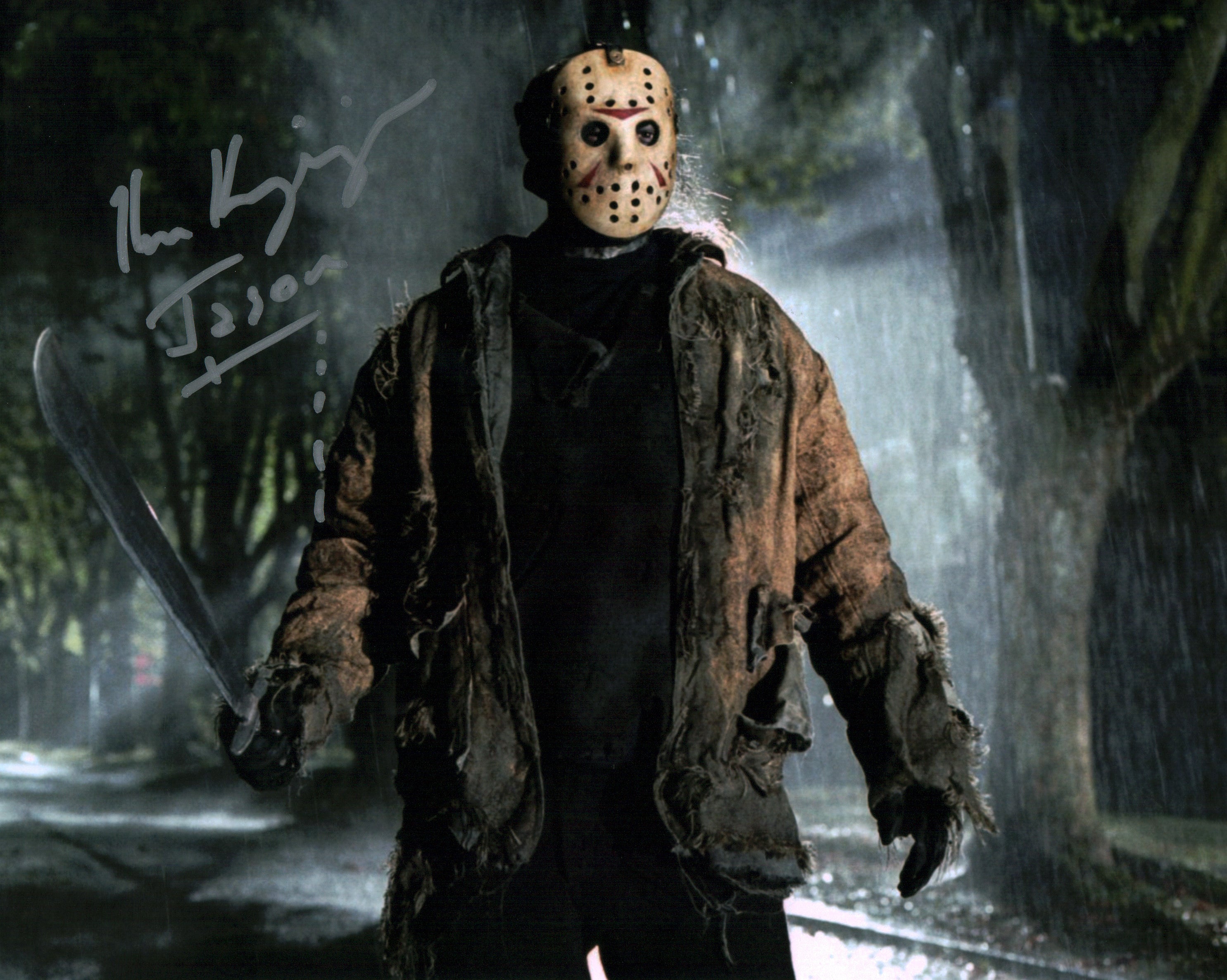 Ken Kirzinger Freddy VS Jason 8x10 Signed Photo JSA Certified Autograph