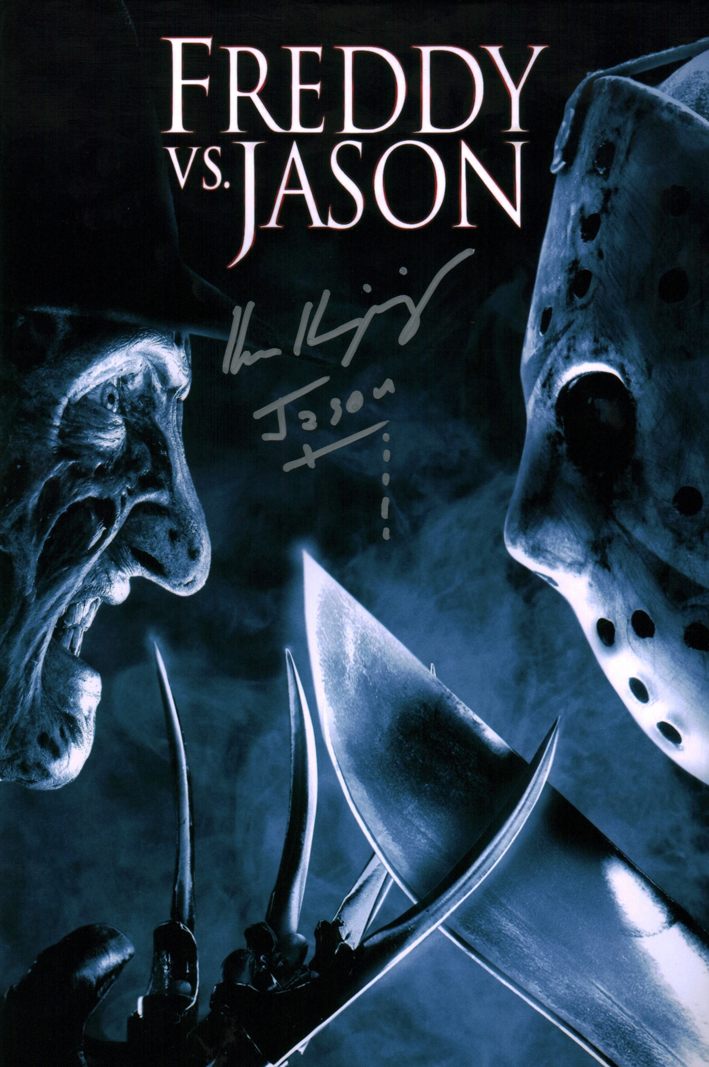 Ken Kirzinger Freddy VS Jason 8x12 Signed Photo JSA Certified Autograph