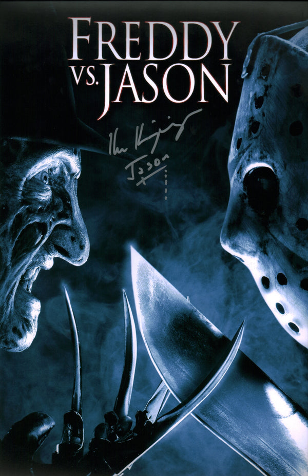 Ken Kirzinger Freddy VS Jason 11x17 Signed Poster JSA Certified Autograph