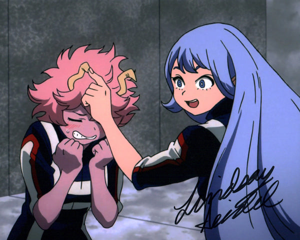 Lindsay Seidel My Hero Academia 8x10 Signed Photo JSA Certified Autograph