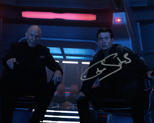 Ed Speleers Star Trek Picard 8x10 Signed Photo JSA Certified Autograph