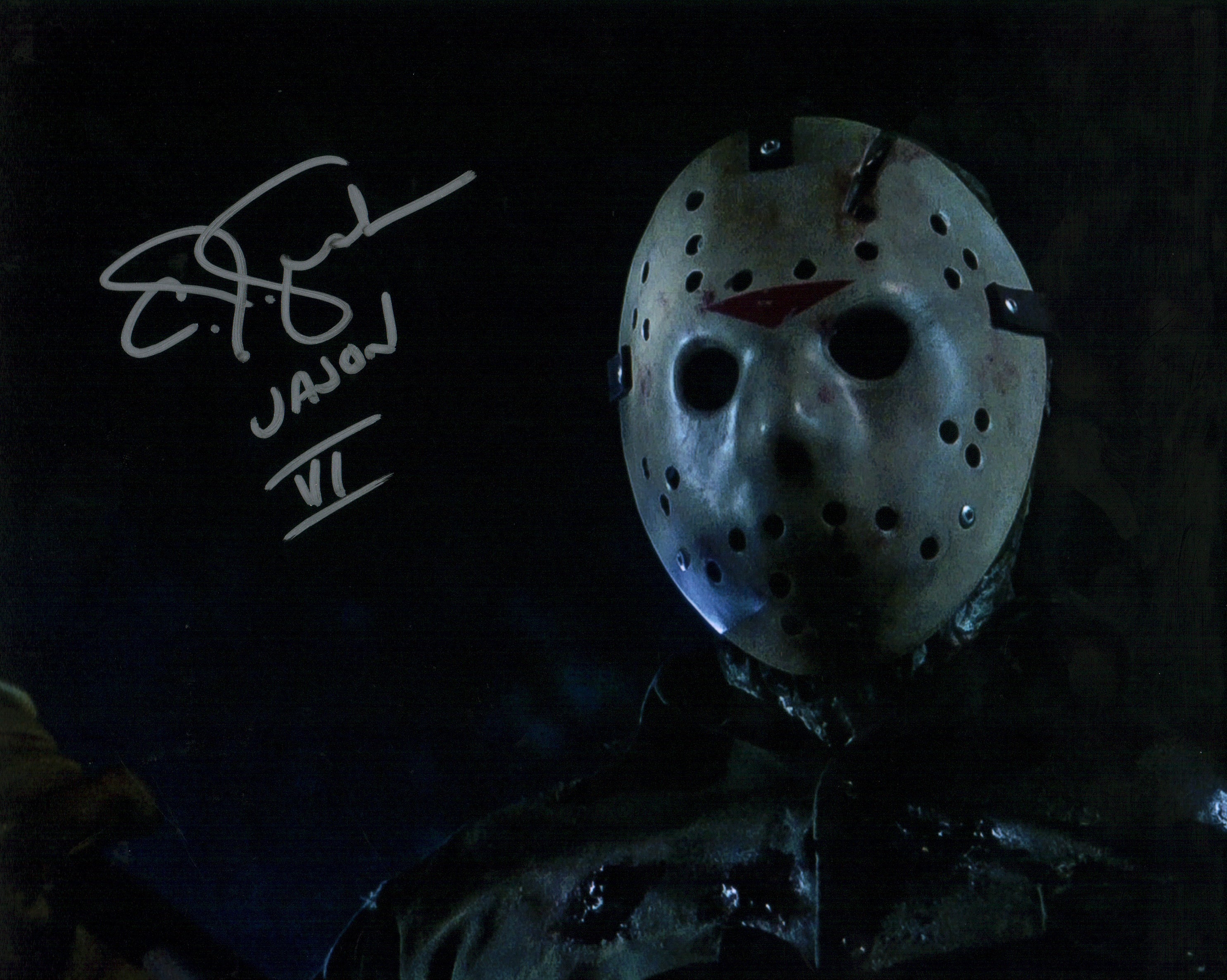 CJ Graham Friday The 13th 8x10 Signed Photo JSA Certified Autograph