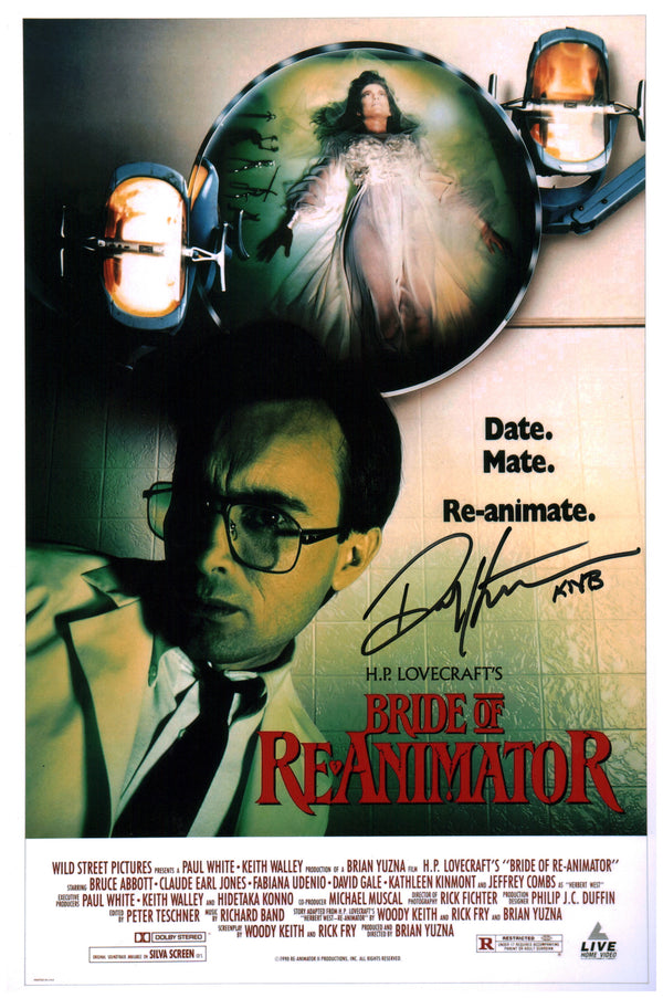 Robert Kurtzman Bride Of Re Animator 8x12 Signed Photo JSA Certified Autograph