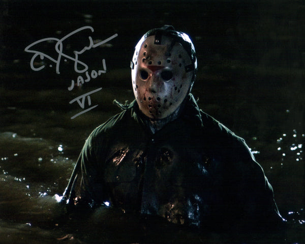 CJ Graham Friday The 13th 8x10 Signed Photo JSA Certified Autograph