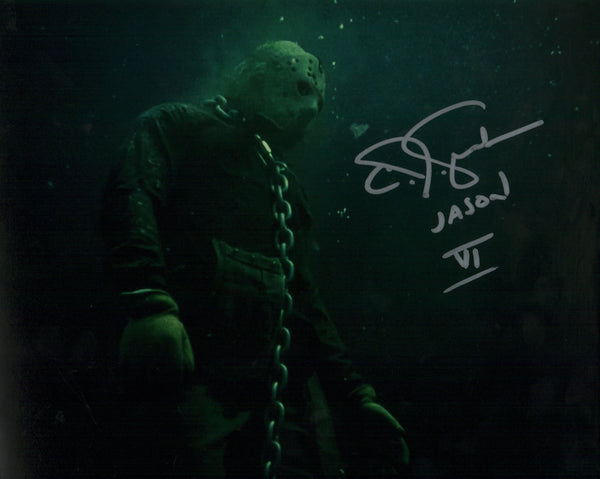 CJ Graham Friday The 13th 8x10 Signed Photo JSA Certified Autograph