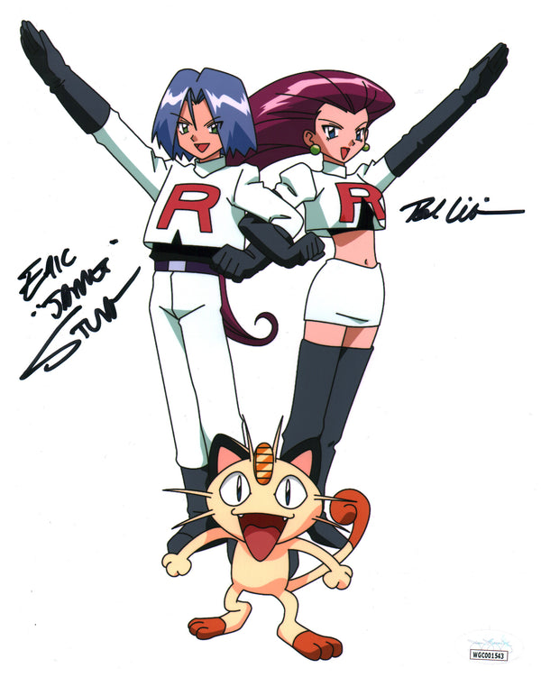 Pokemon 8x10 Signed Photo Lillis Stuart JSA Certified Autograph