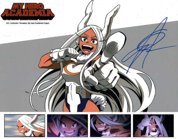 Anairis Quinones My Hero Academia 11x14 Photo Poster Signed JSA Certified Autograph