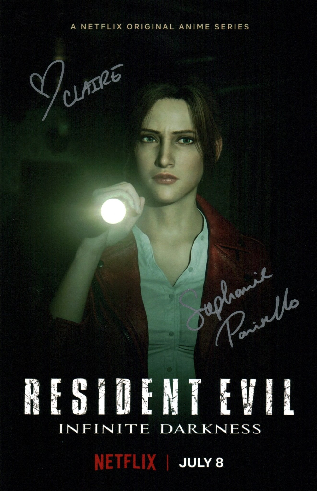 Stephanie Panisello Resident Evil 11x17 Signed Photo Poster JSA Certif
