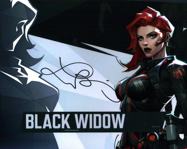 Laura Bailey Marvel Rivals 8x10 Signed Photo JSA Certified Autograph