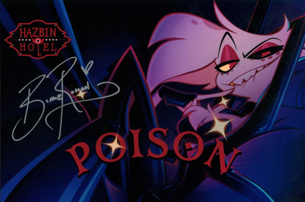 Blake Roman Hazbin Hotel 8x12 Photo Signed JSA Certified Autograph